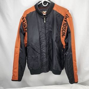 Harley-Davidson Men's Classic medium weight nylon Riding Jacket Size Medium